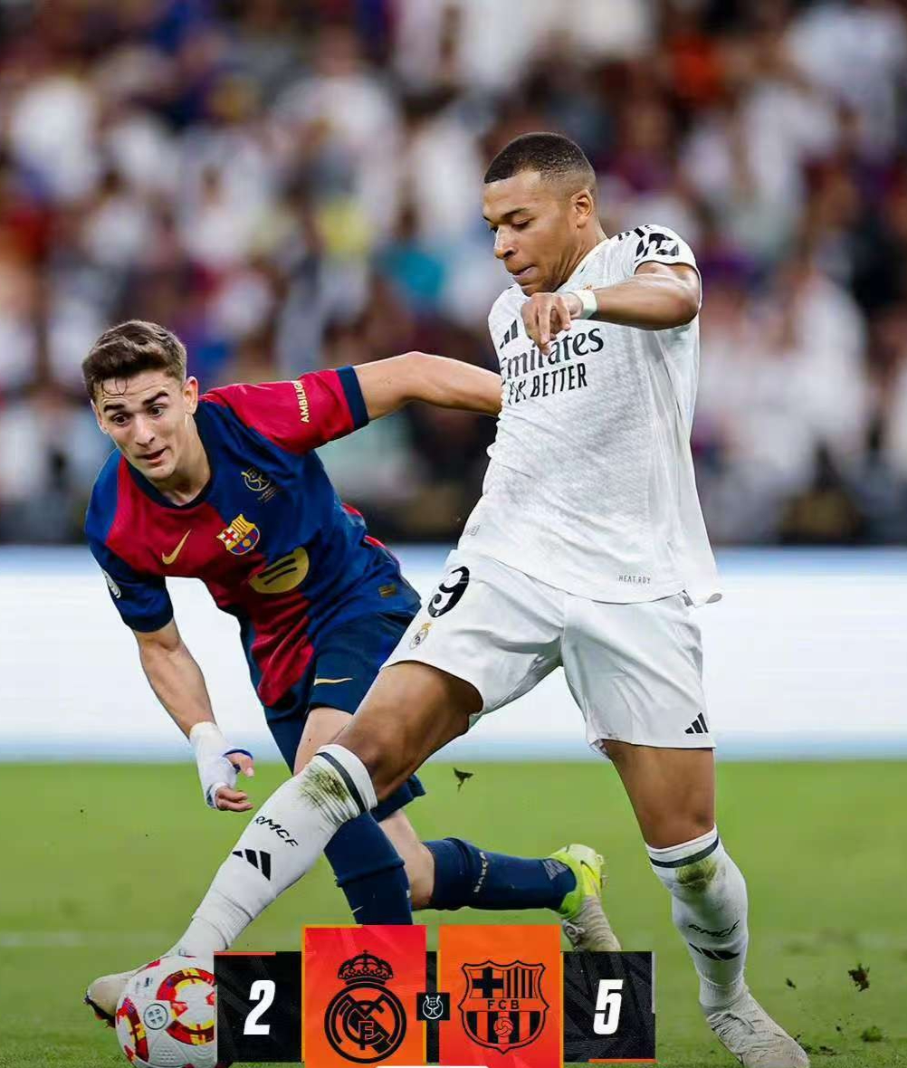 包含西班牙联赛：皇家马德里大胜巴塞罗那领跑的词条